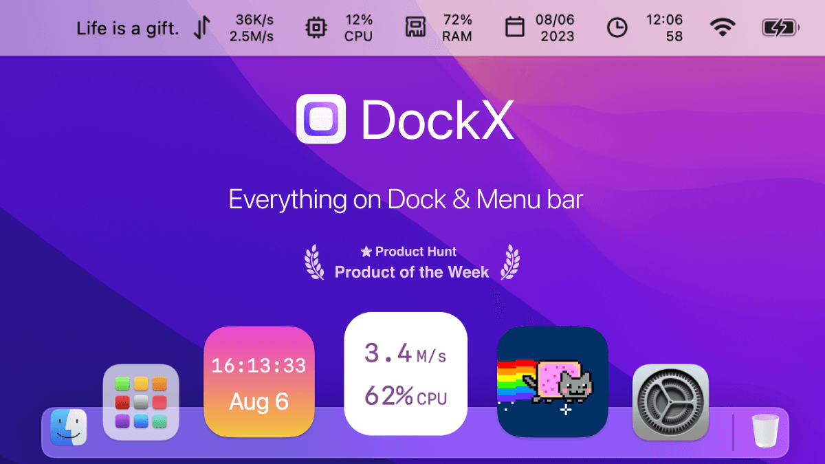 DockX : 让桌面更有序,功能更强大的创新工具